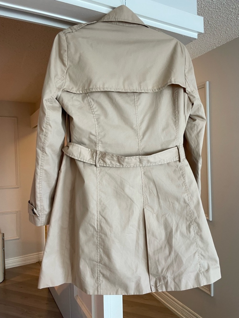 Stradivarius Beige Trench Coat - Size XL (Fits M/L) - Picture 2 of 11